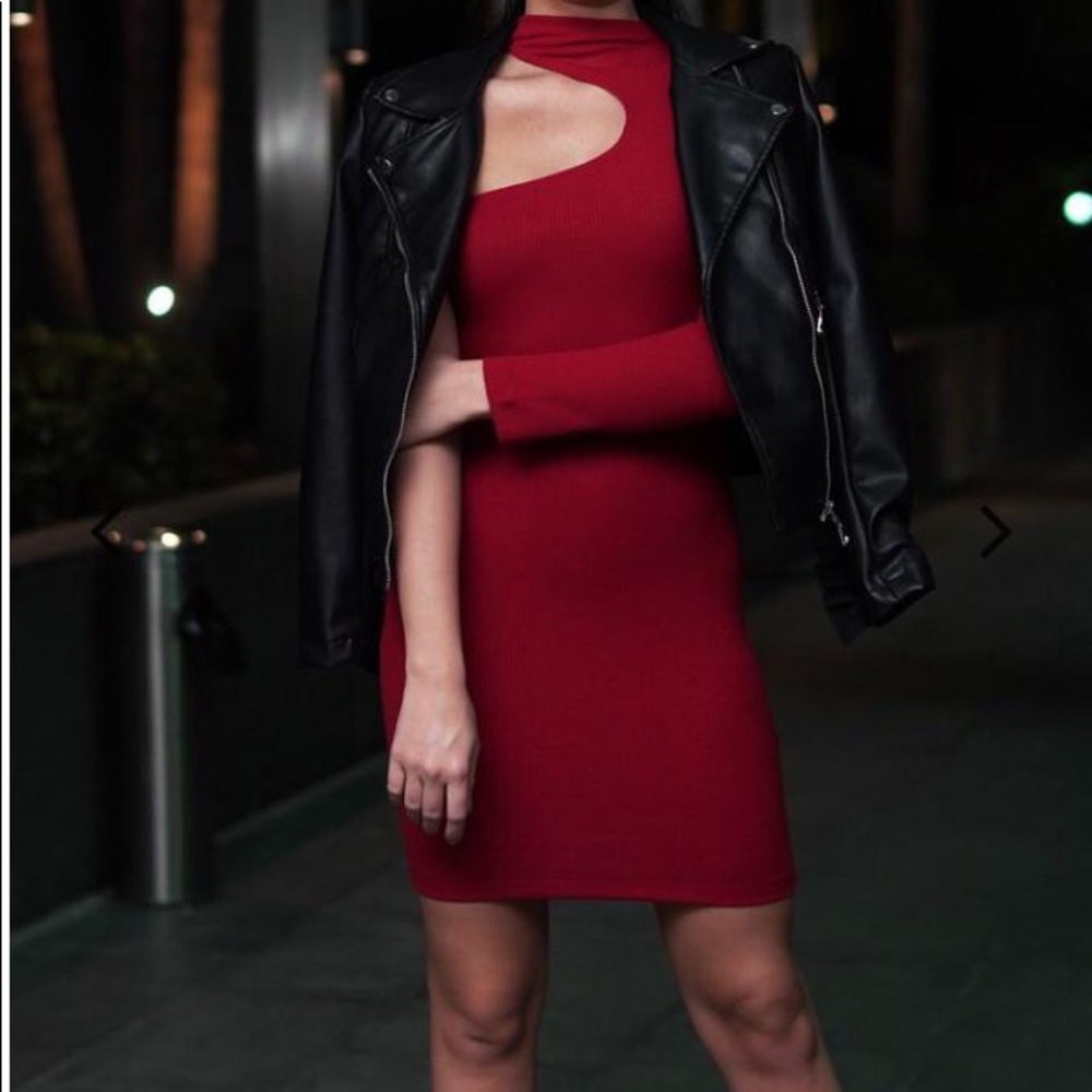 Red dress
